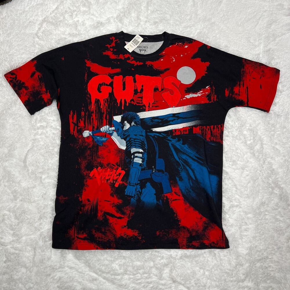 BERSERK GUTS AOP SHIRT SIZE MEDIUM BOXLUNCH